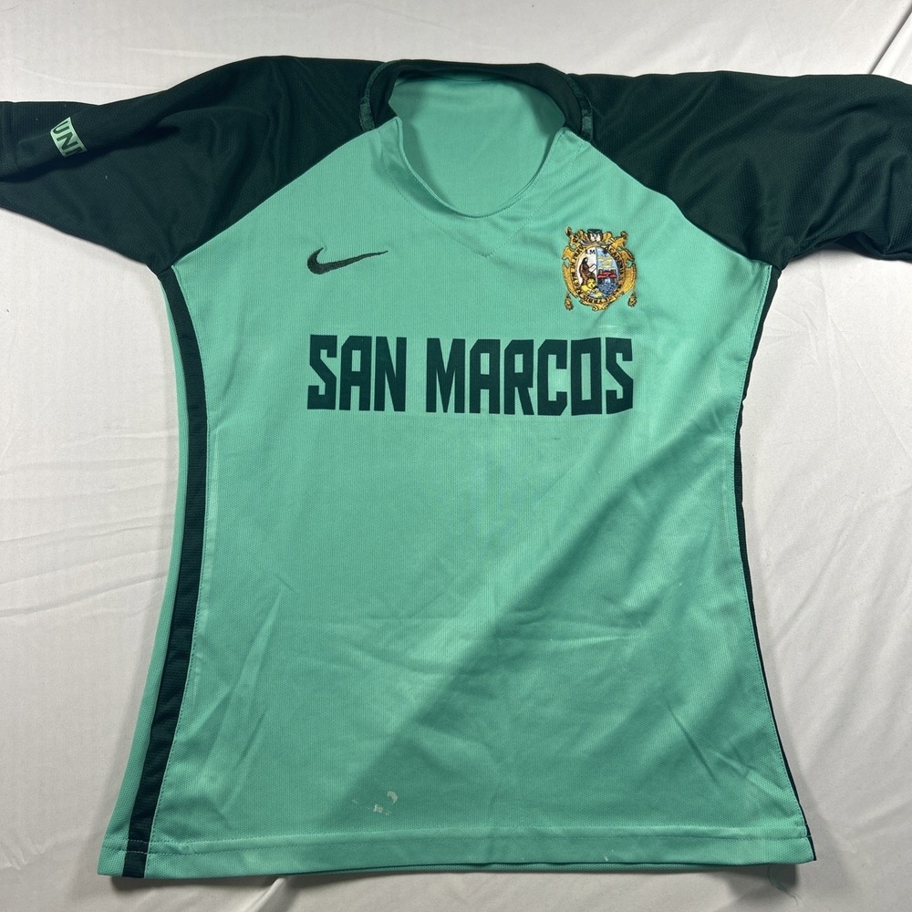 San Marcos Nike Jersey Football Mirian 12 Teal Green Womens Small
